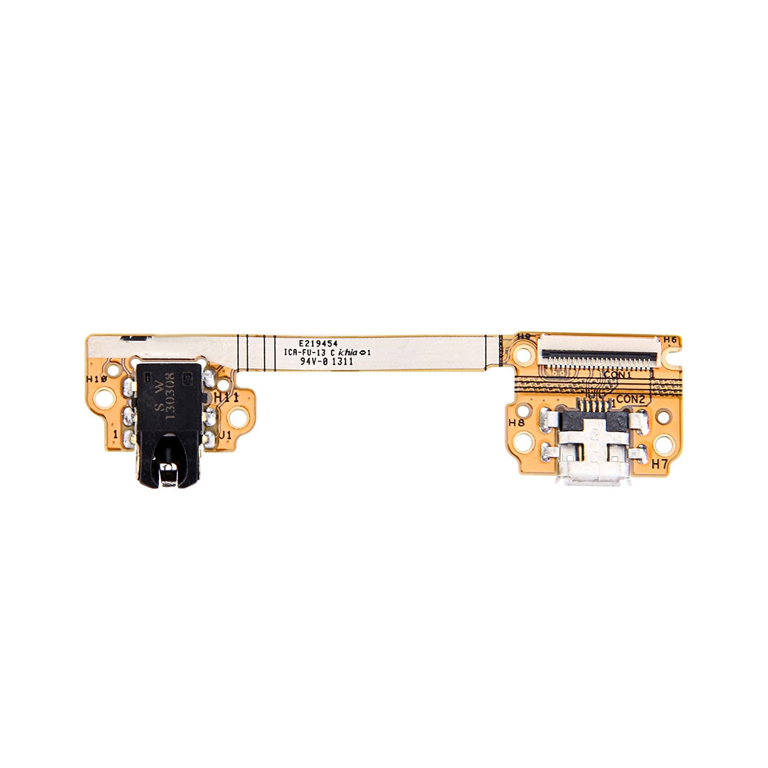 Earphone Jack + Charging Port Flex Cable for Google Nexus 7  2012
