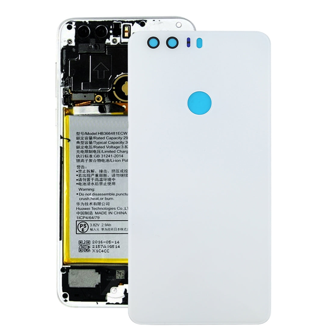 Battery Back Cover for Huawei Honor 8 White