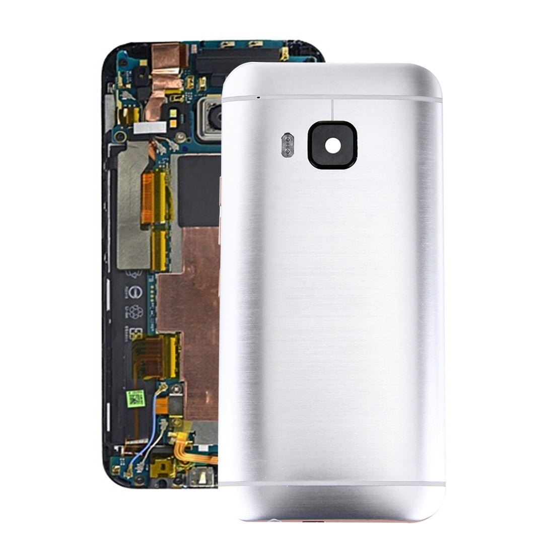 Back Housing Cover for HTC One M9 Silver