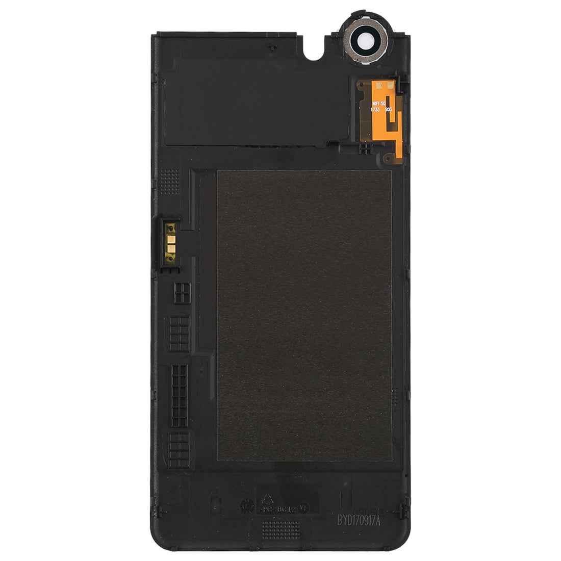Back Cover with Camera Lens for Blackberry Keyone Black