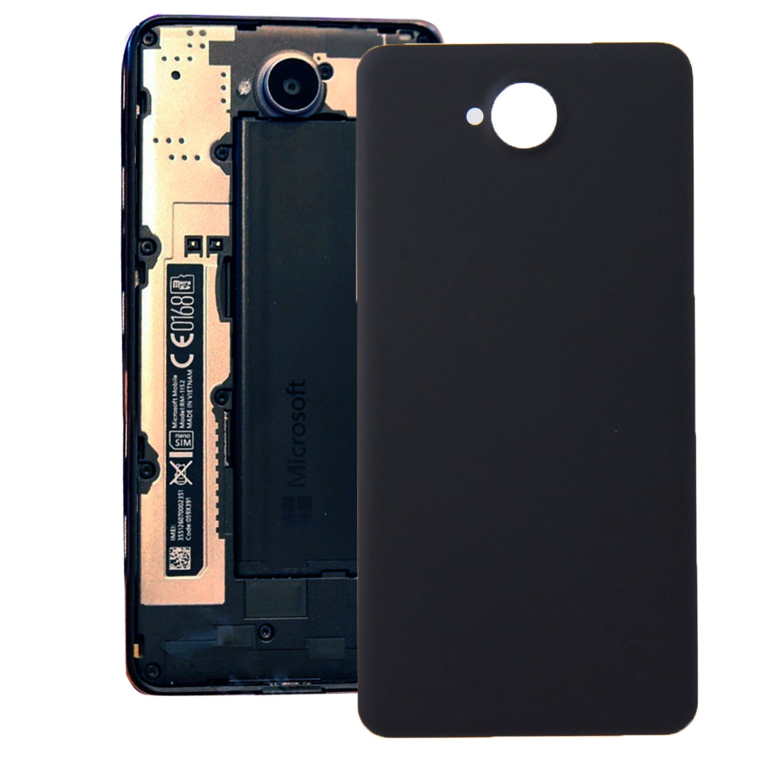 Battery Back Cover for MicroLumia 650  Black