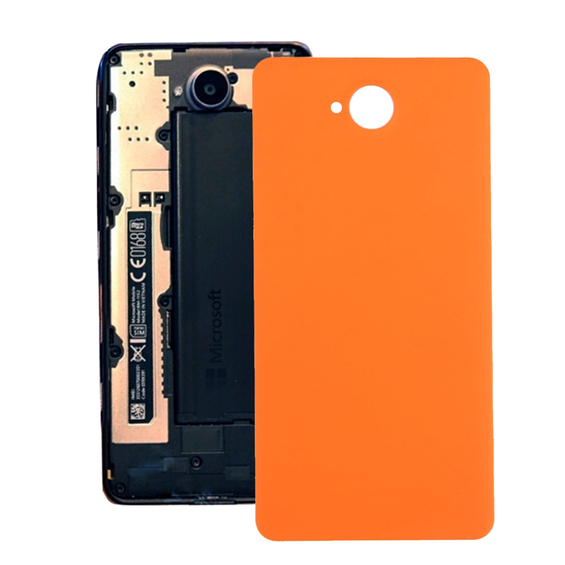 Battery Back Cover for MicroLumia 650  Orange