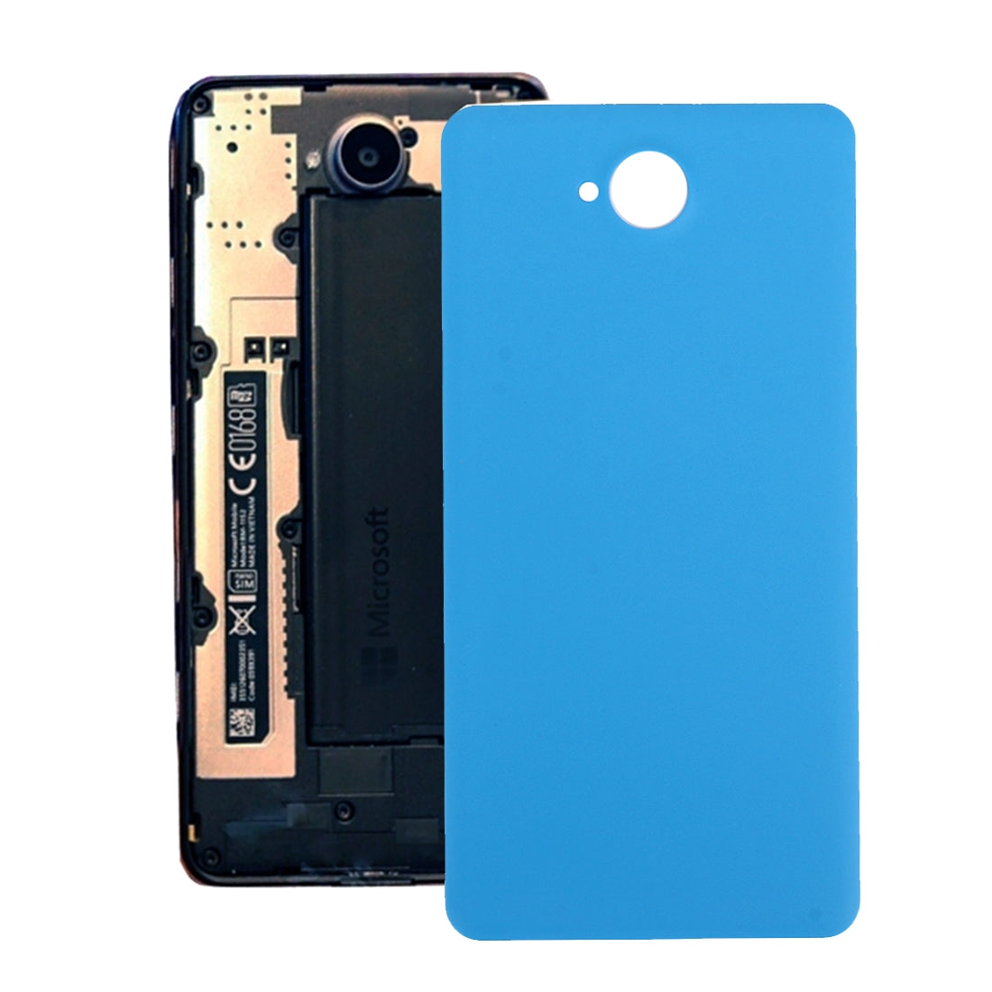 Battery Back Cover for MicroLumia 650 Blue
