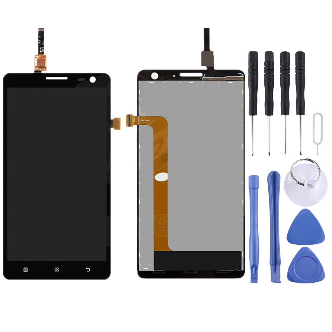 For Lenovo S856 Screen Digitizer Assembly  Black