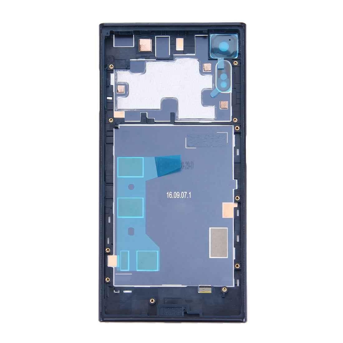 Back Battery Cover + Back Battery Bottom Cover + Middle Frame for Sony Xperia XZ Dark Blue