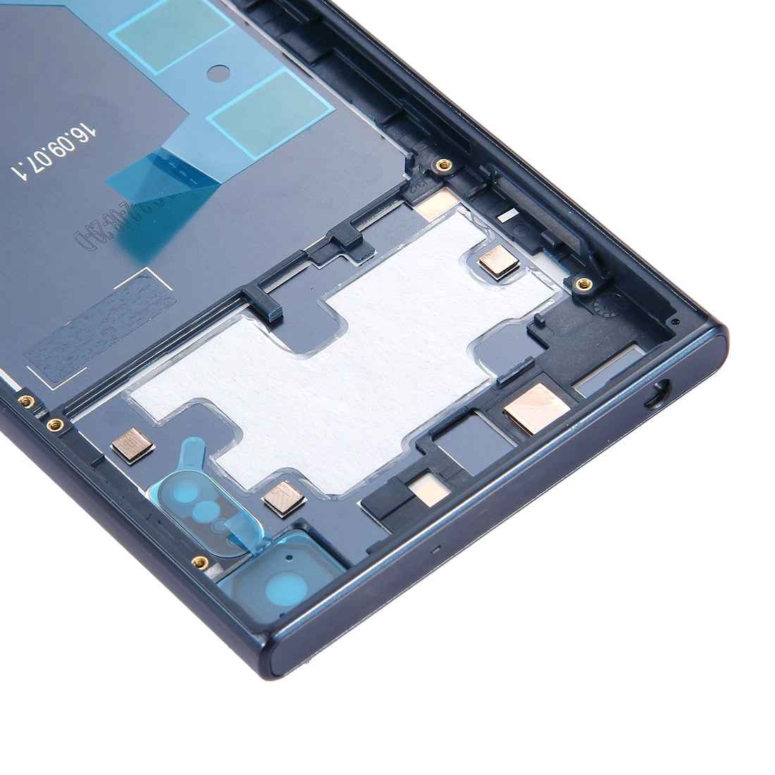 Back Battery Cover + Back Battery Bottom Cover + Middle Frame for Sony Xperia XZ Dark Blue