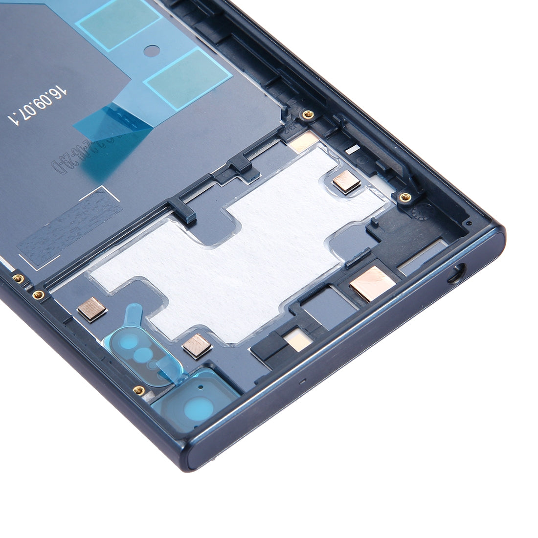Back Battery Cover + Back Battery Bottom Cover + Middle Frame for Sony Xperia XZ Dark Blue