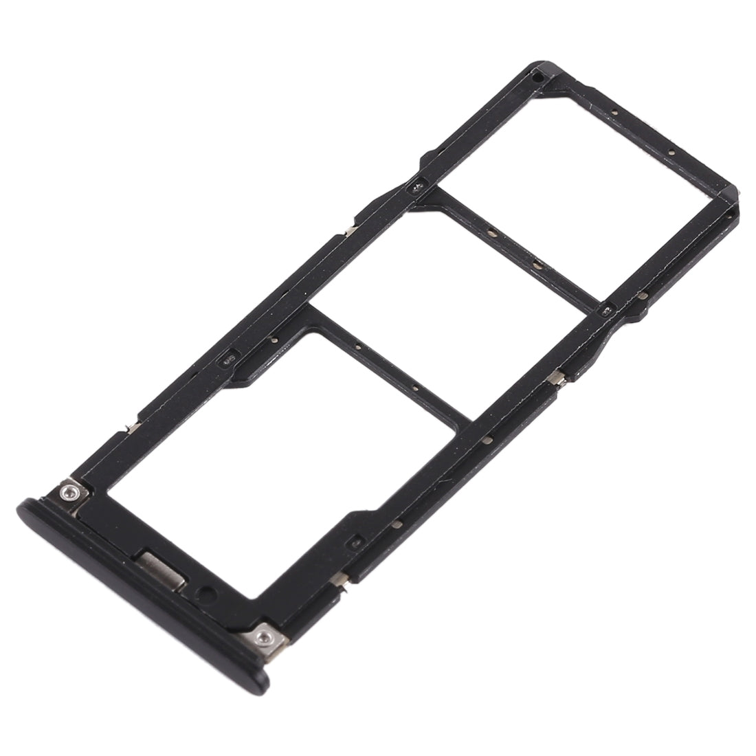 2 x SIM Card Tray + Micro SD Card Tray for Xiaomi Redmi 6 Pro Black