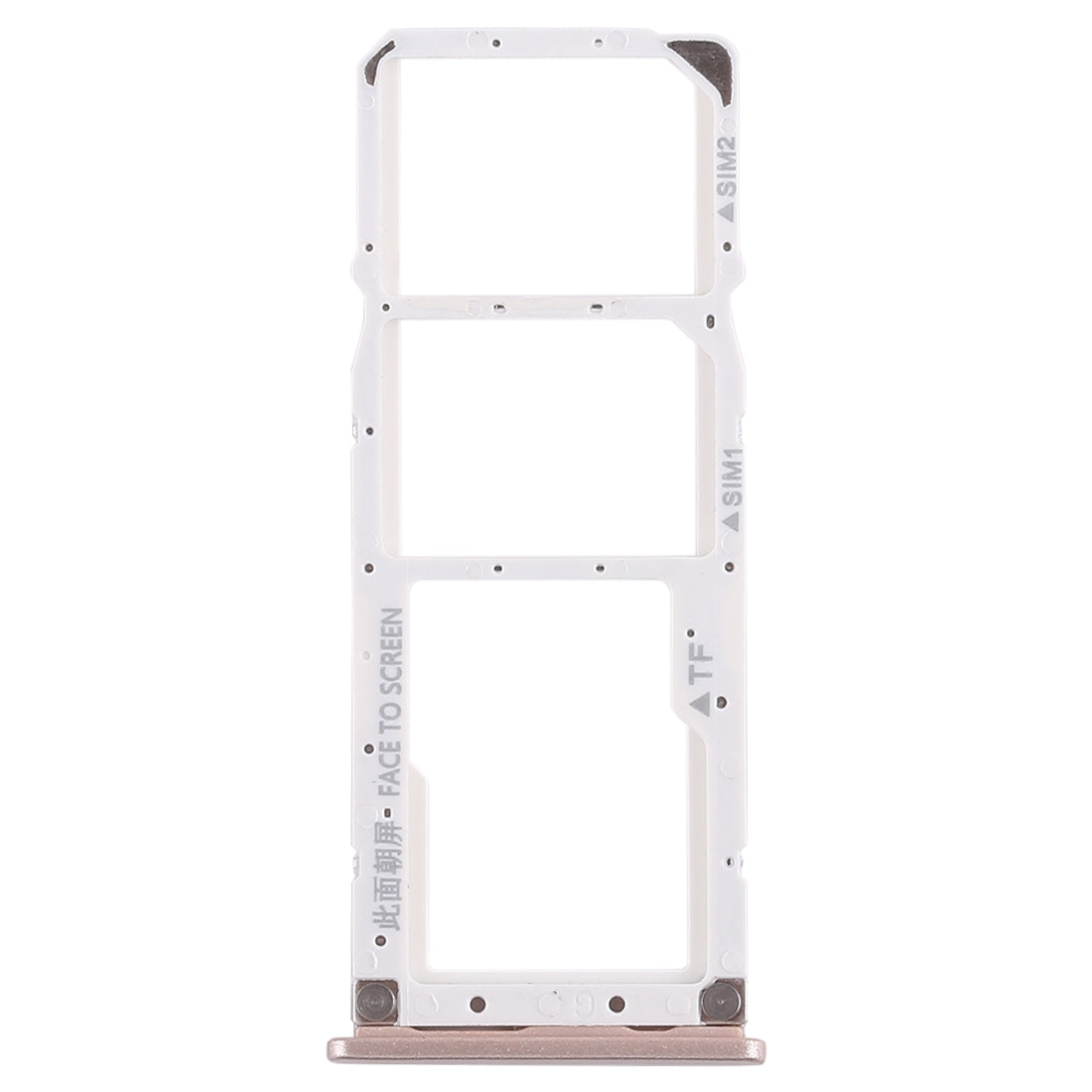 2 x SIM Card Tray + Micro SD Card Tray for Xiaomi Redmi 6 Pro Gold