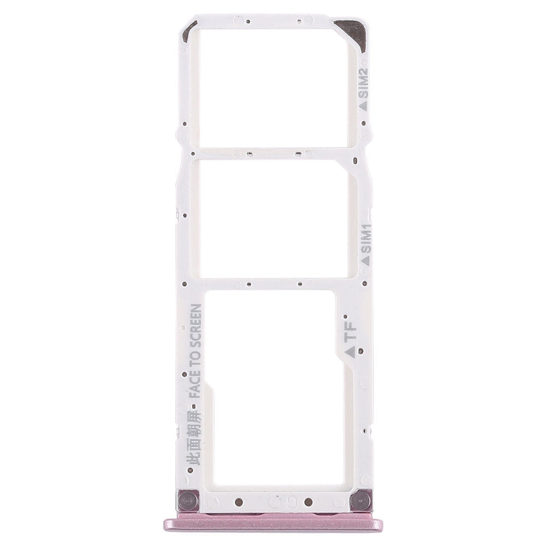 2 x SIM Card Tray + Micro SD Card Tray for Xiaomi Redmi 6 Pro Rose Gold