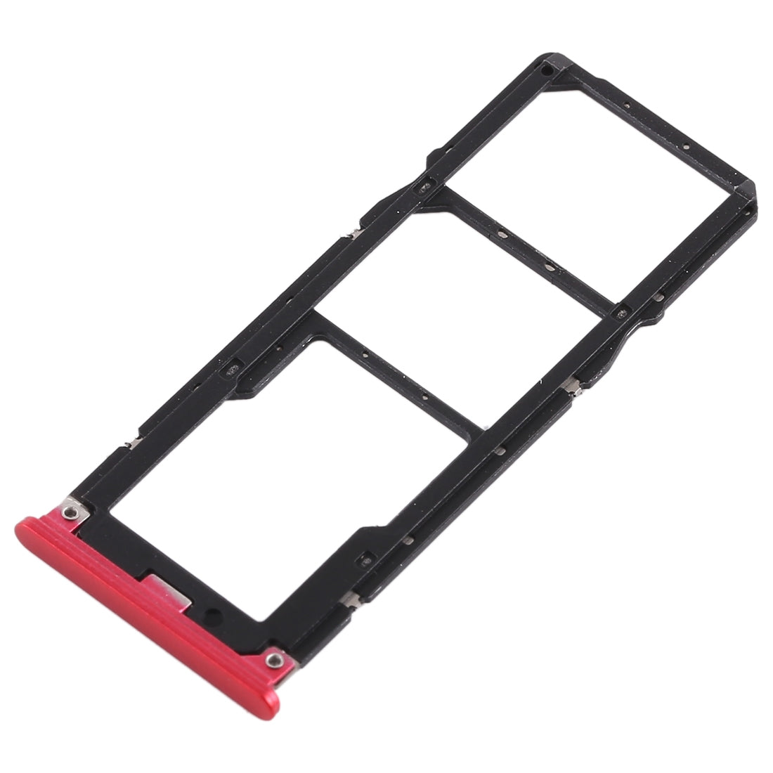 2 x SIM Card Tray + Micro SD Card Tray for Xiaomi Redmi 6 Pro Red