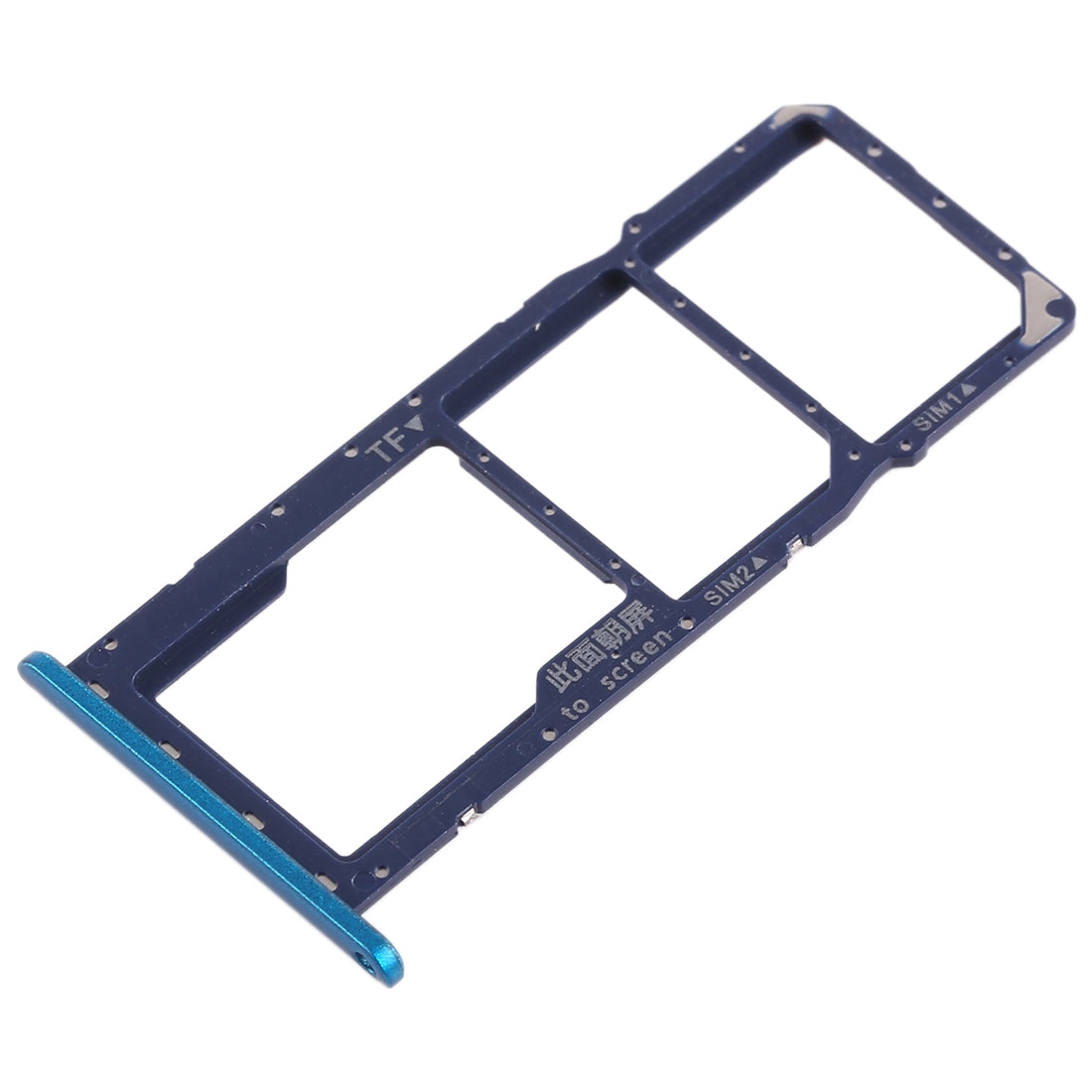 2 x SIM Card Tray / Micro SD Card Tray for Huawei Enjoy 9  Blue