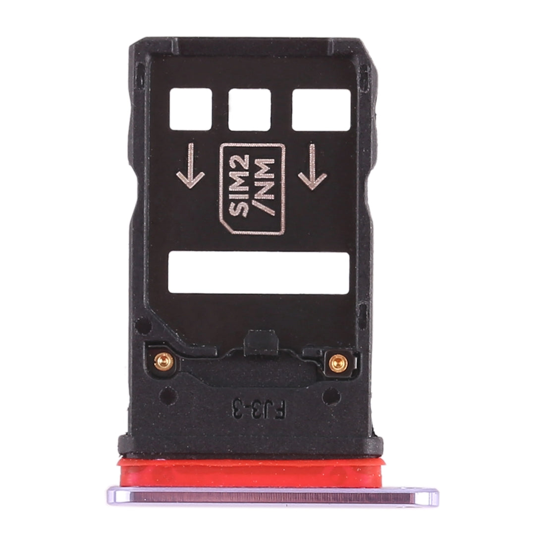 2 x SIM Card Tray for Huawei Mate 20 X  Silver