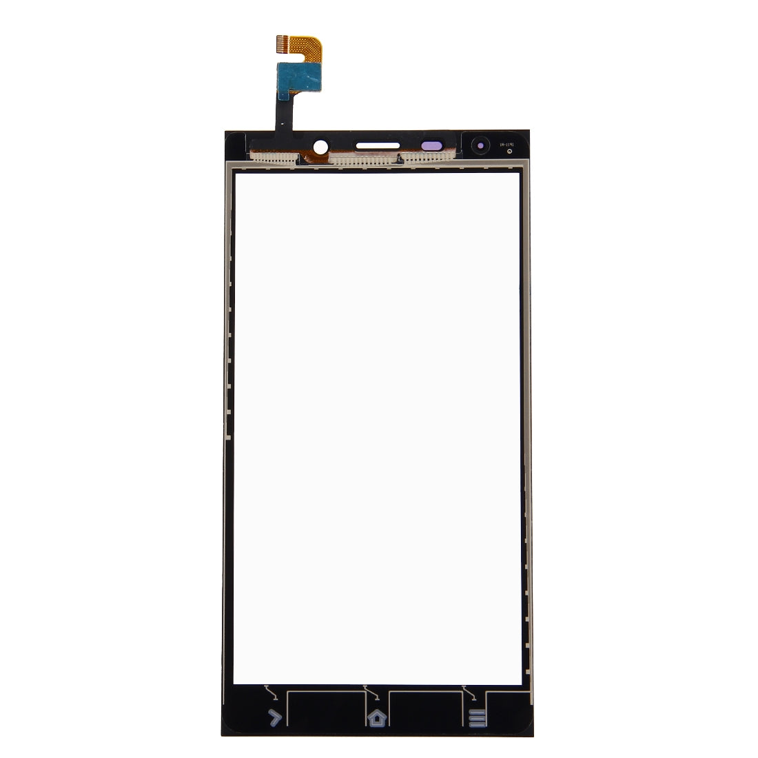 For Gionee Elife E7 Touch Panel Black