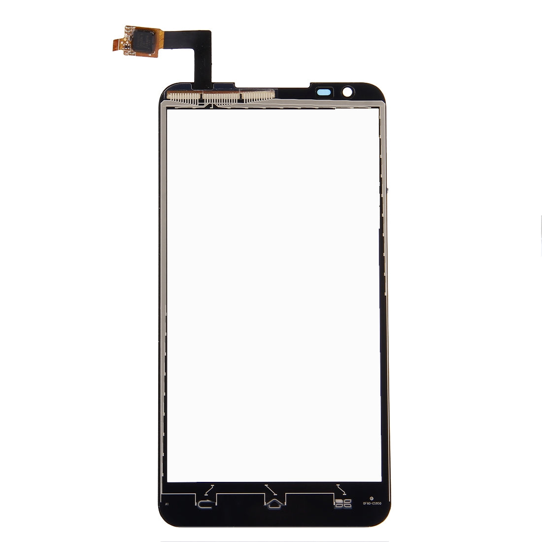 For Coolpad 5950 Touch Panel Black