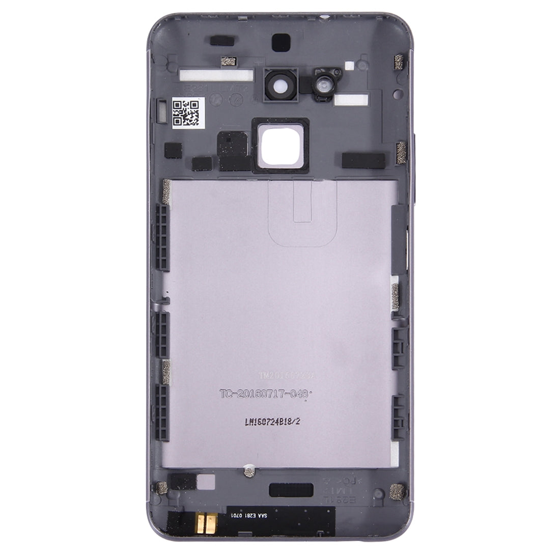 Aluminium Alloy Back Battery Cover for ASUS ZenFone 3 Max / ZC520TL Black
