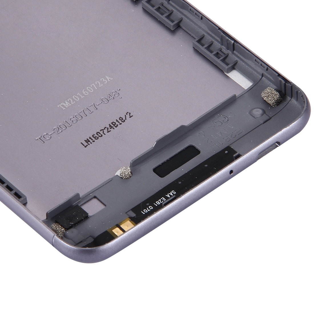 Aluminium Alloy Back Battery Cover for ASUS ZenFone 3 Max / ZC520TL Black