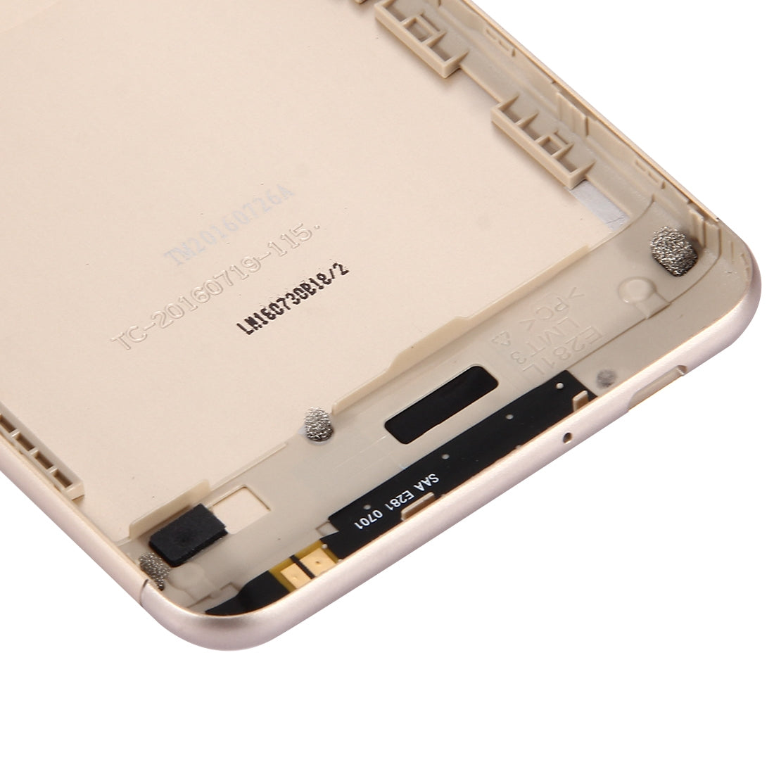 Aluminium Alloy Back Battery Cover for ASUS ZenFone 3 Max / ZC520TL Gold