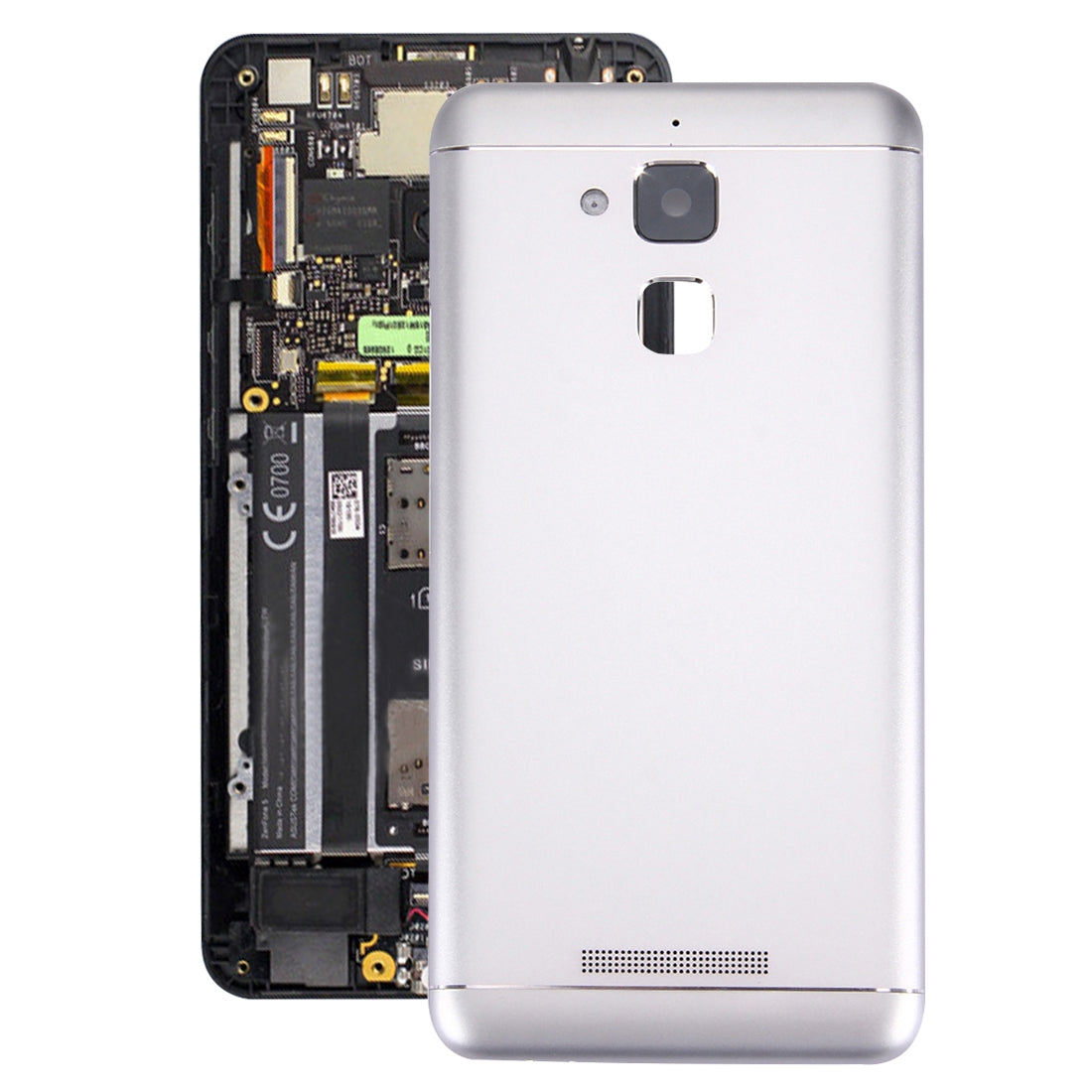 Aluminium Alloy Back Battery Cover for ASUS ZenFone 3 Max / ZC520TL White