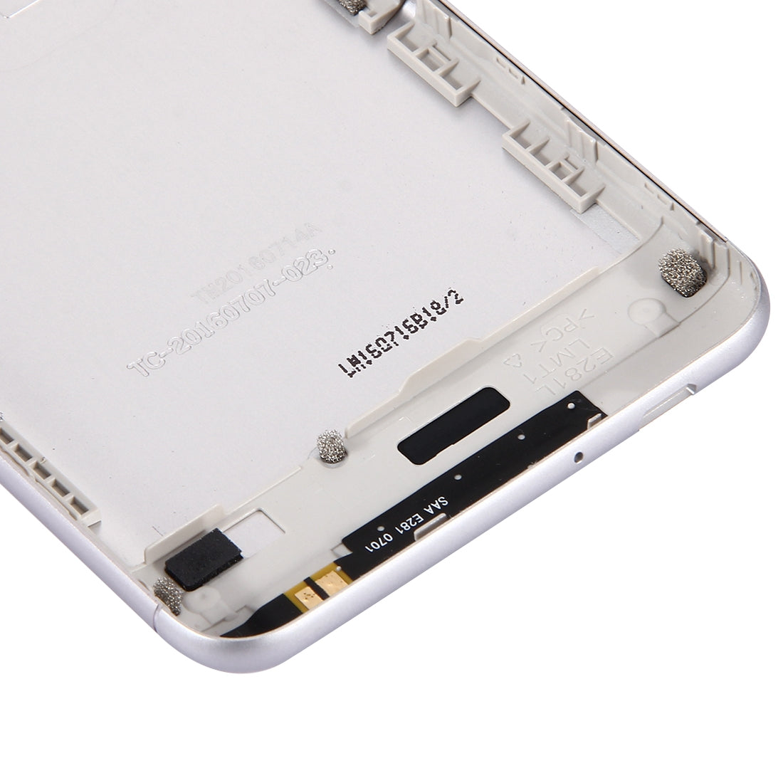 Aluminium Alloy Back Battery Cover for ASUS ZenFone 3 Max / ZC520TL White