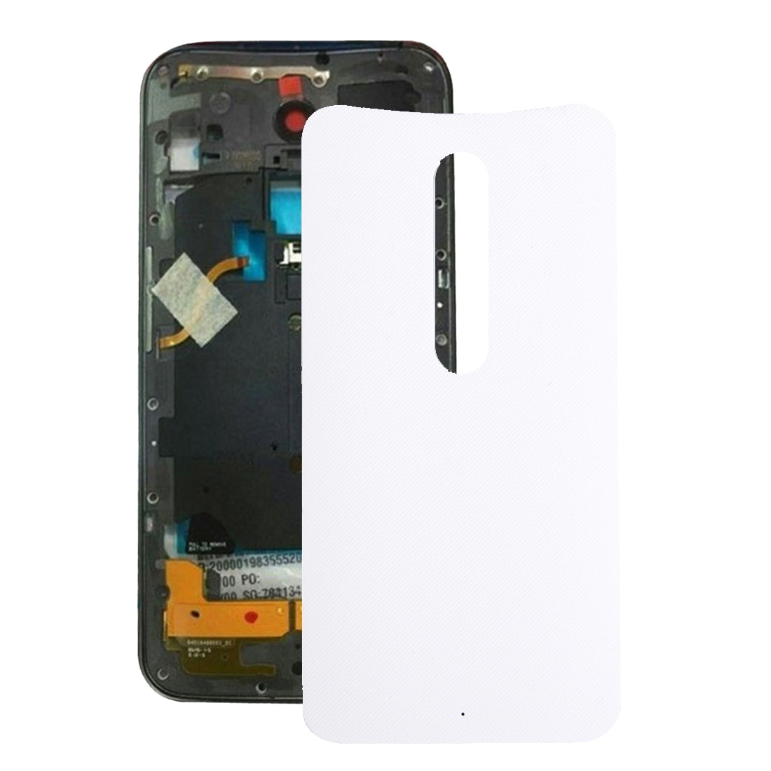Battery Back Cover for Motorola Moto X Style  White