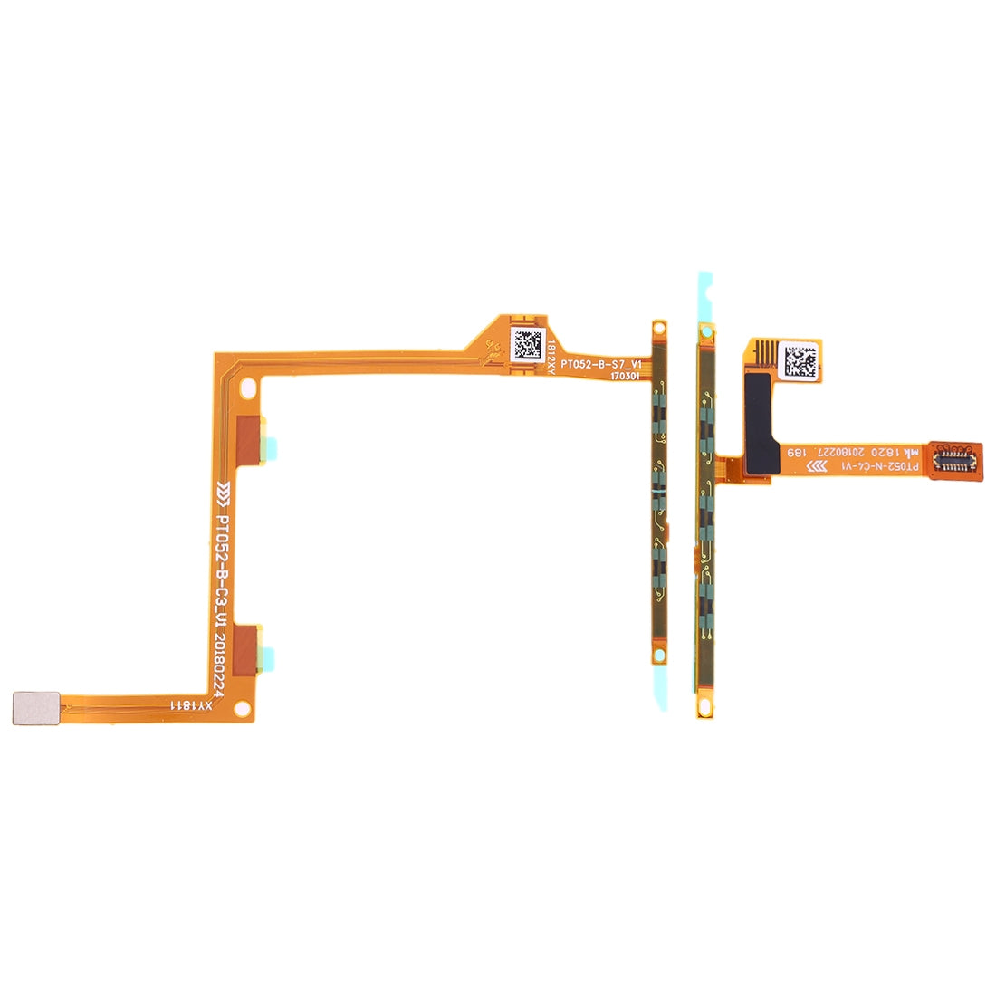 1 Pair Grip Force Sensor Flex Cable for Google Pixel 3 XL