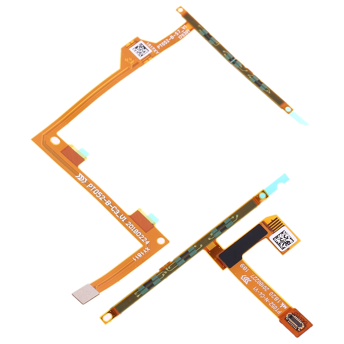 1 Pair Grip Force Sensor Flex Cable for Google Pixel 3 XL