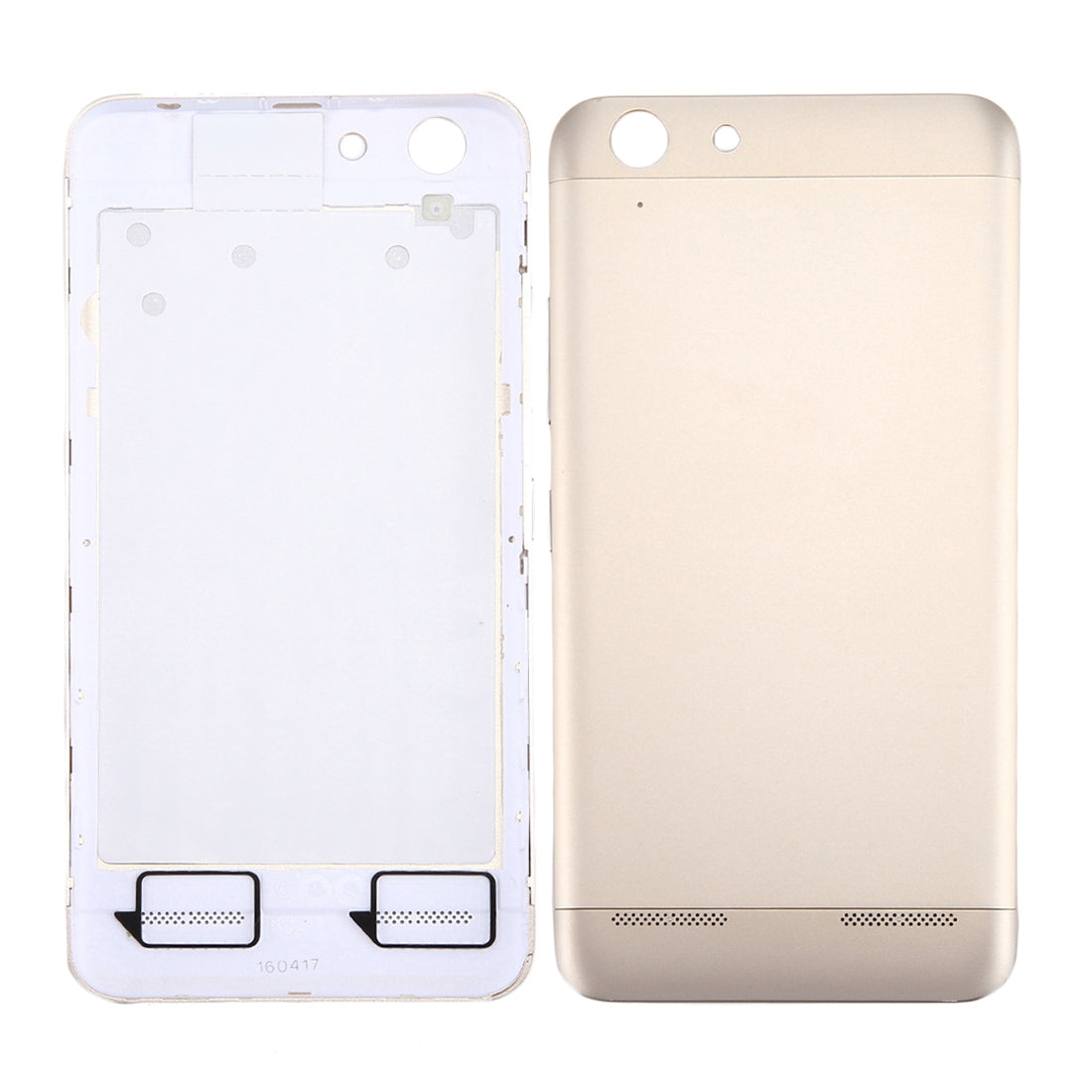 For Lenovo Vibe K5 / A6020 Battery Back Cover Gold