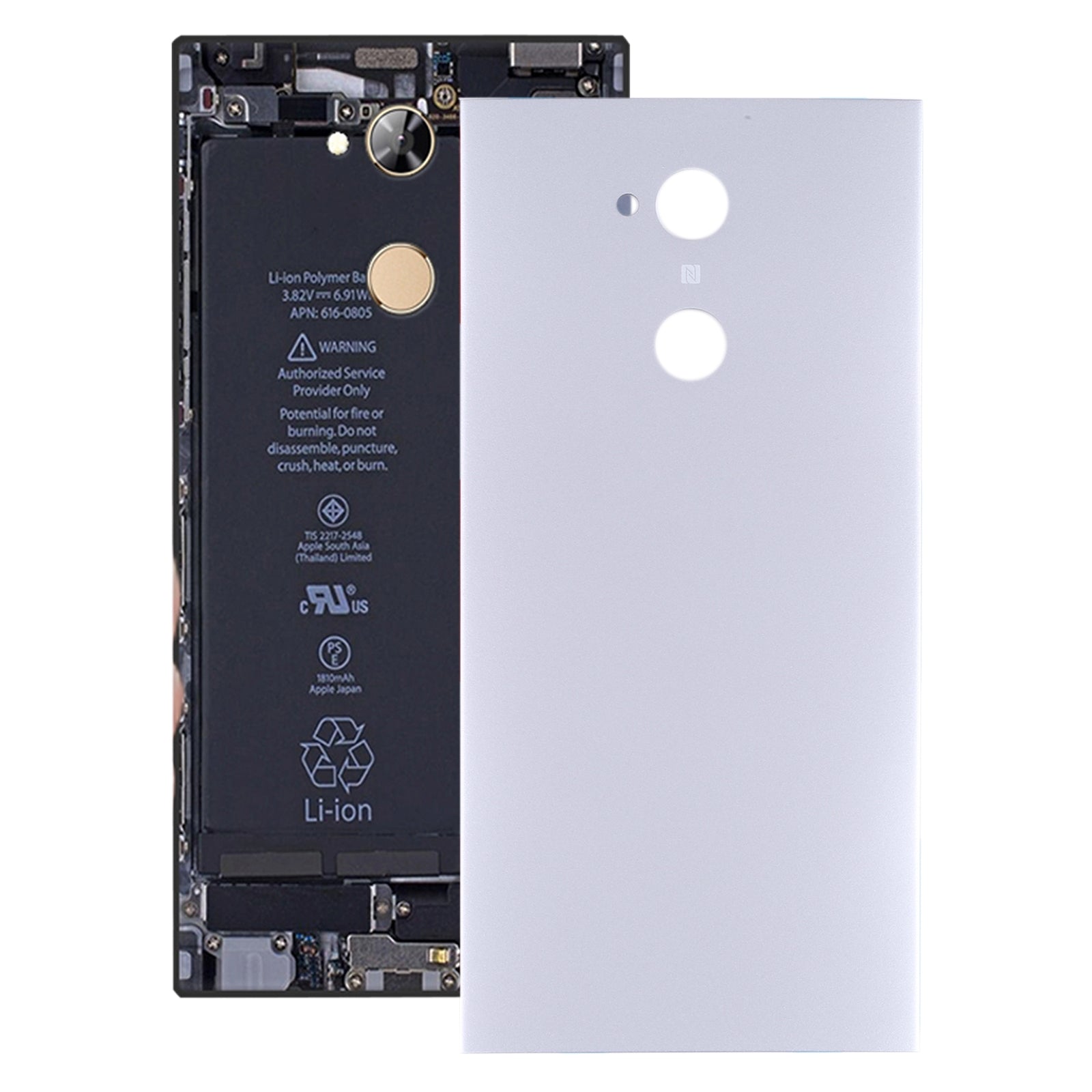 Back Cover for Sony Xperia XA2 Ultra Grey
