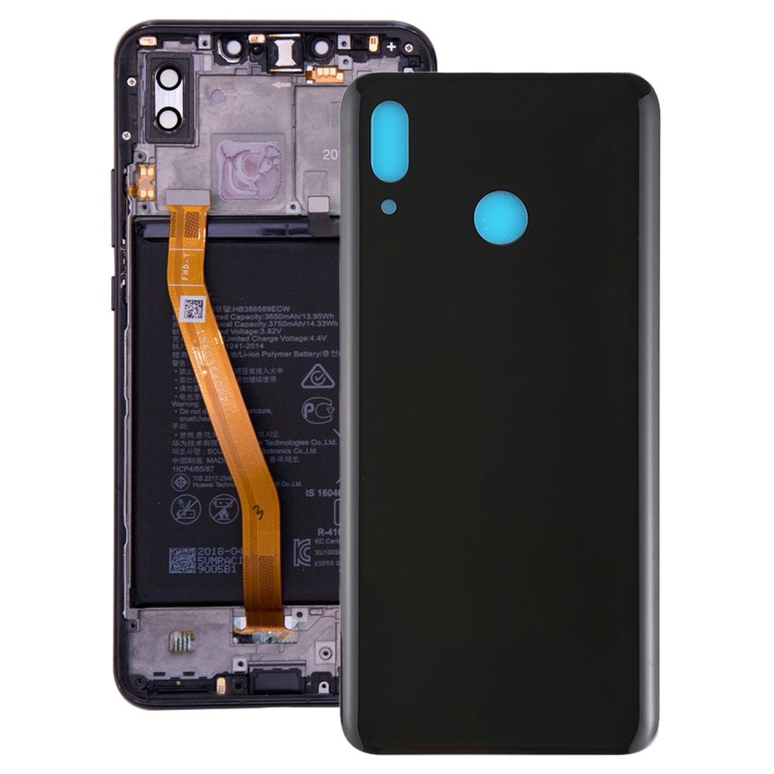 Back Cover for Huawei Nova 3 Black