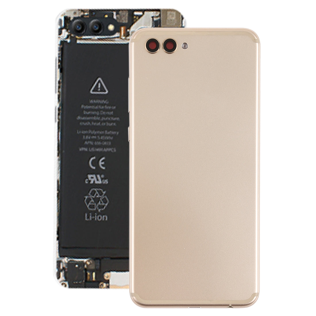 Back Cover with Side Keys & Camera Lens  Original for Huawei Honor View 10 / V10 Gold