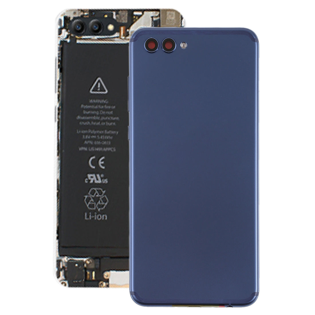 Back Cover with Side Keys & Camera Lens  Original for Huawei Honor View 10 / V10 Blue