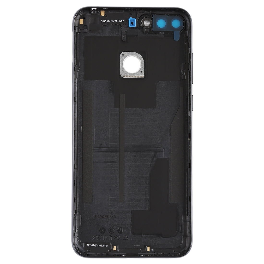 Back Cover with Side Keys & Camera Lens for Huawei Honor Play 7A Black
