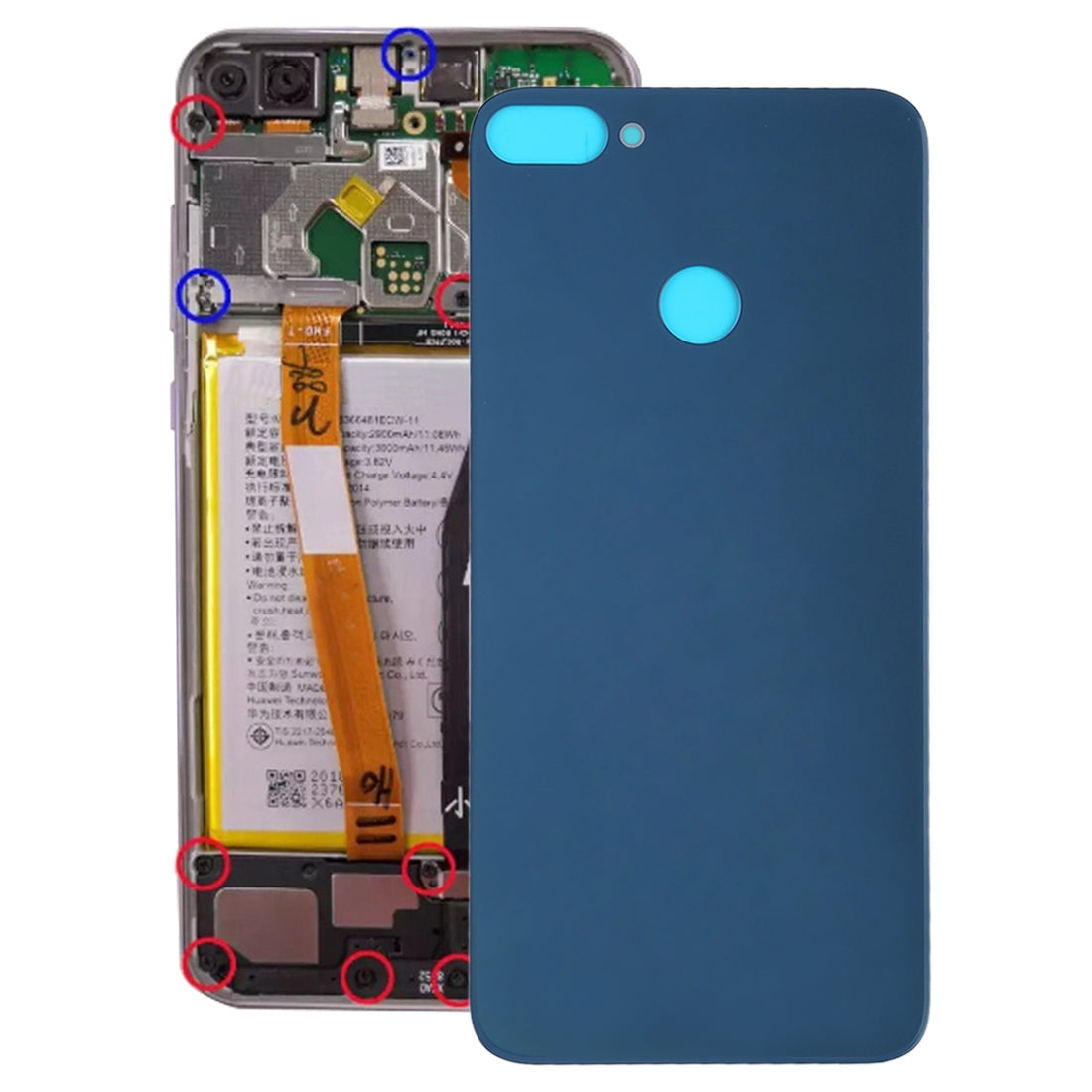 Back Cover for Huawei Honor 9i Blue