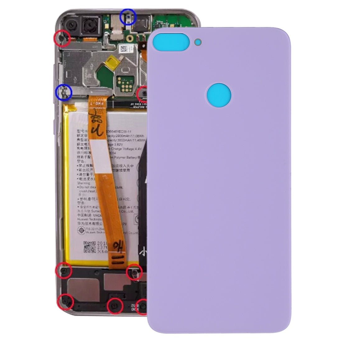 Back Cover for Huawei Honor 9i Purple