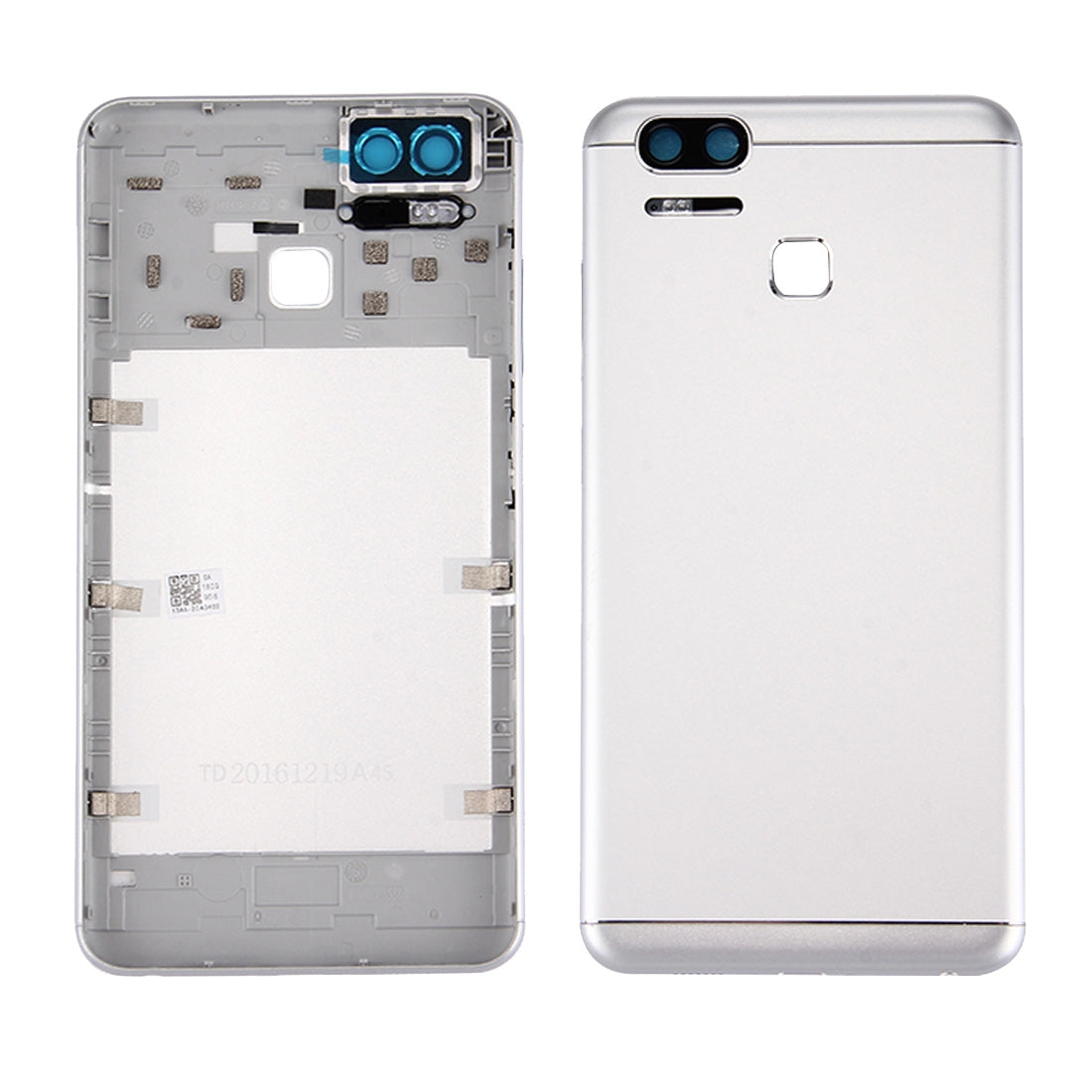 Back Battery Cover for Asus ZenFone 3 Zoom / ZE553KL Silver