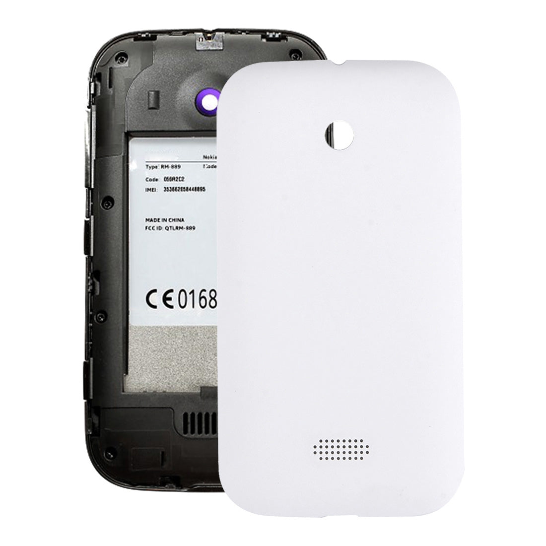 Battery Back Cover for Nokia Lumia 510  White