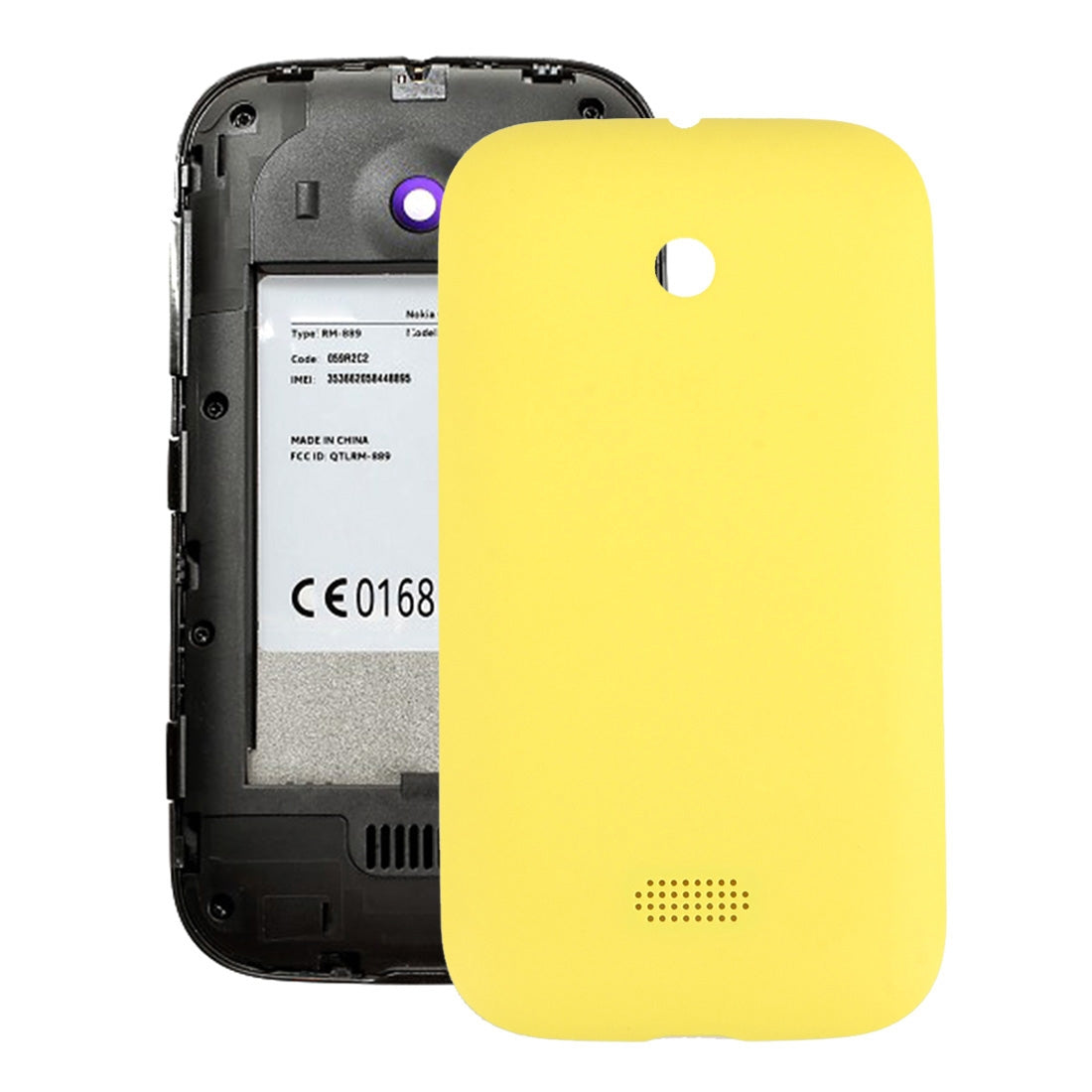 Battery Back Cover for Nokia Lumia 510  Yellow