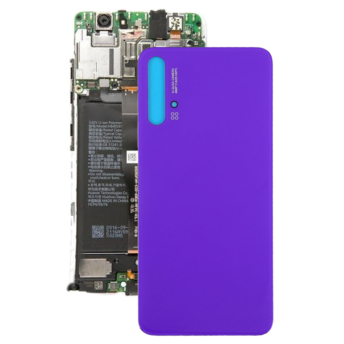 Battery Back Cover for Huawei Nova 5 Purple