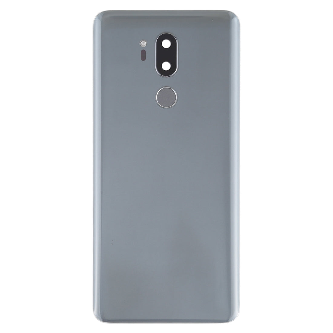 Battery Back Cover with Camera Lens & Fingerprint Sensor for LG G7 ThinQ / G710 / G710EM / G710PM / G710VMP Silver