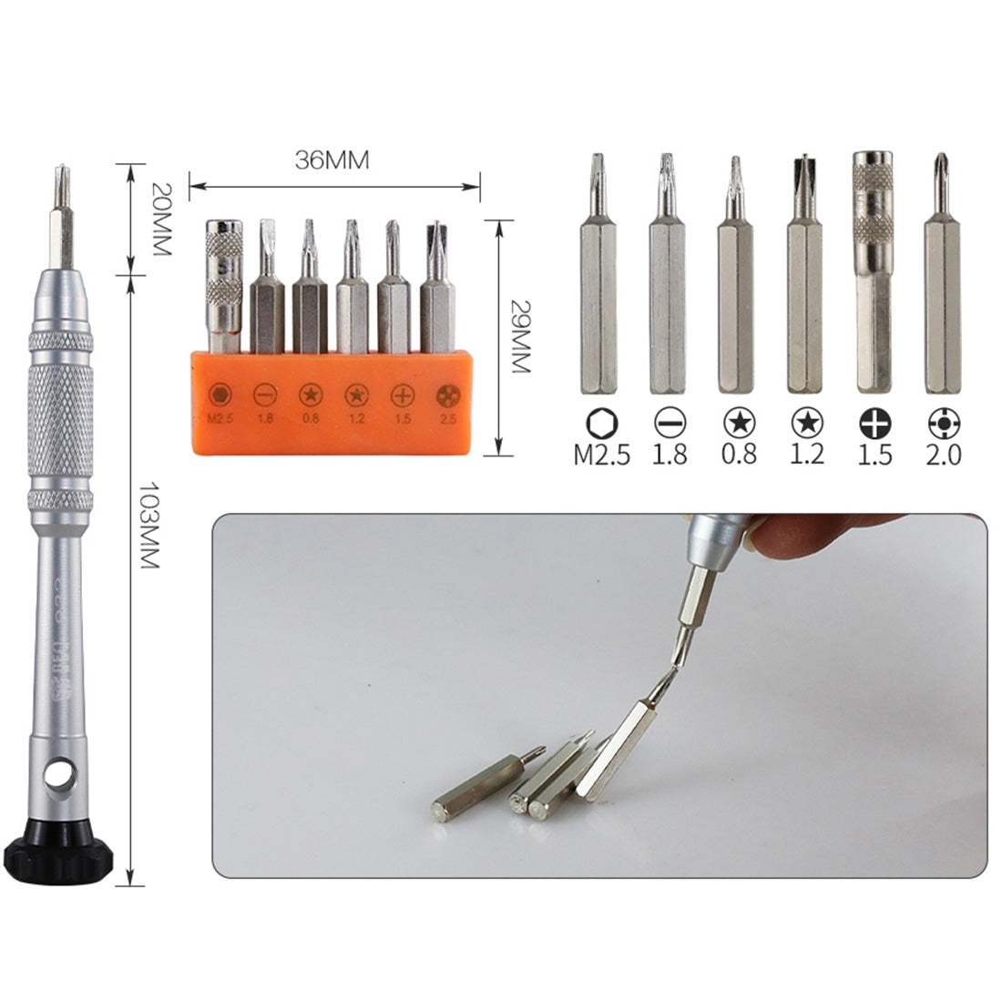 15 in 1 BST-932 Screwdriver Opening Pry Tool Mobile Phone Repair Tool Kit
