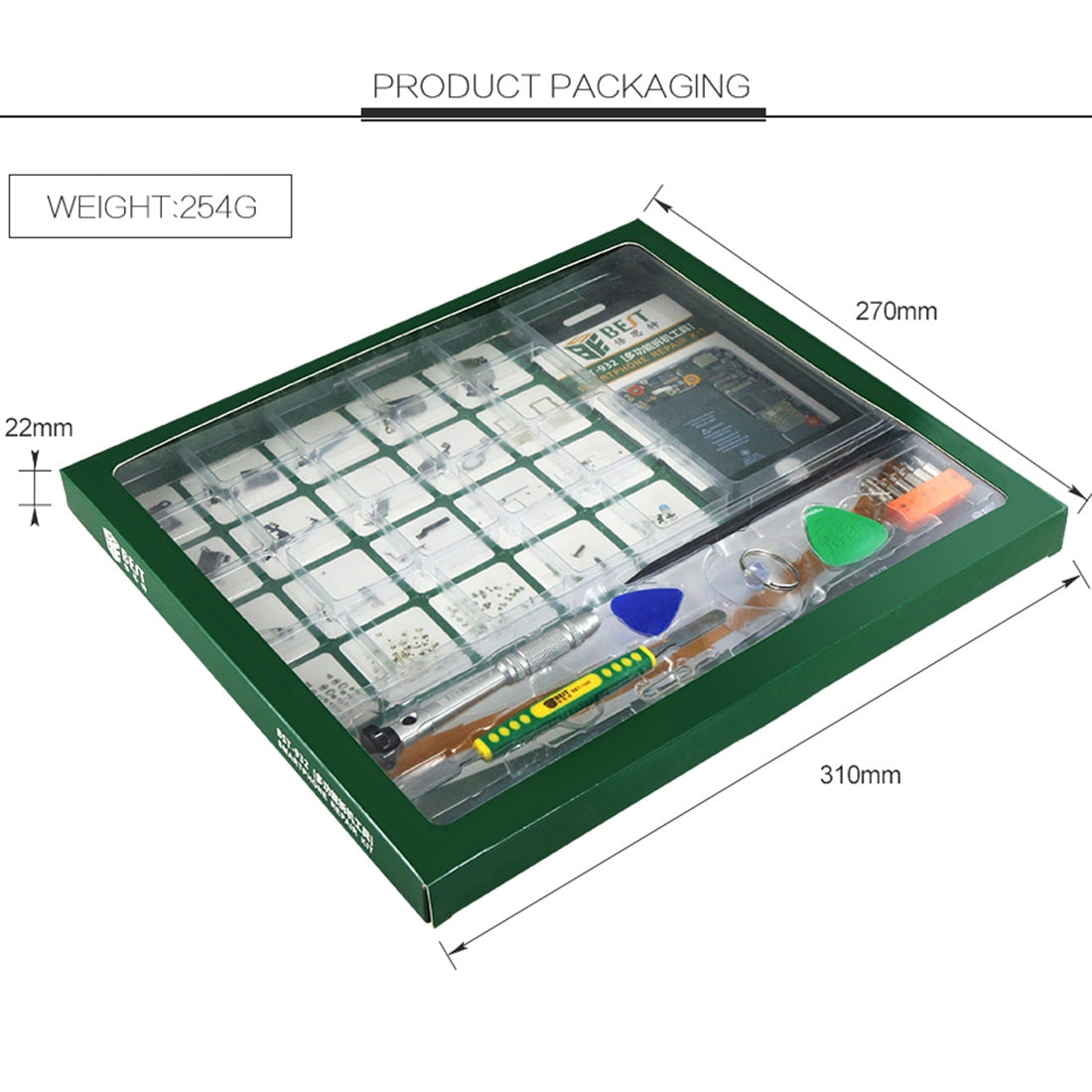 15 in 1 BST-932 Screwdriver Opening Pry Tool Mobile Phone Repair Tool Kit