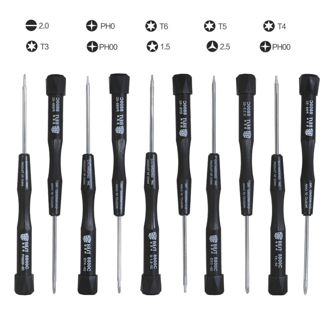 10 in 1 BST-8800C Repair Tool Precision Screwdriver Set