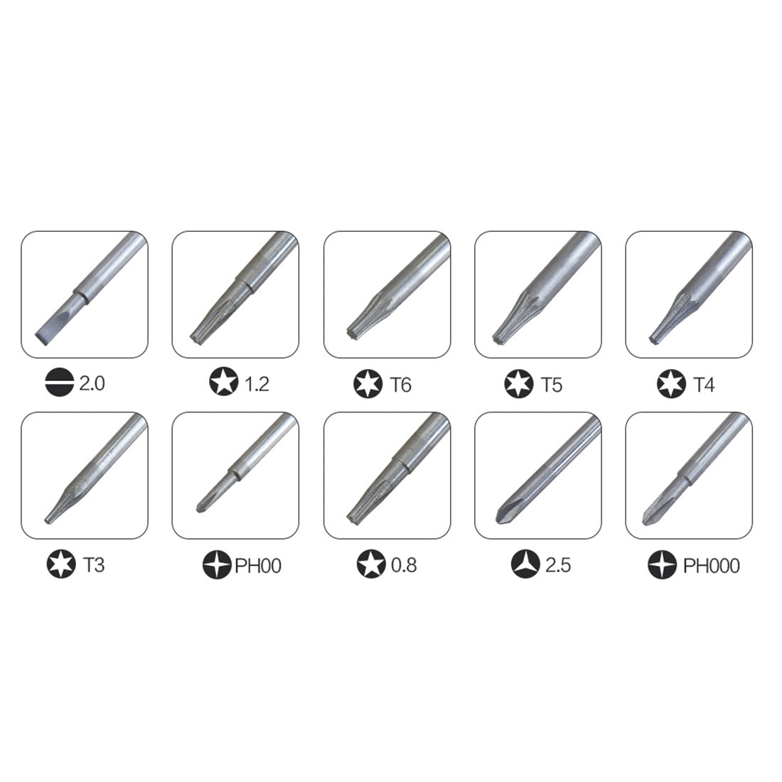 10 in 1 BST-8800E Repair Tool Precision Multi-purpose Magnetic Screwdriver Set