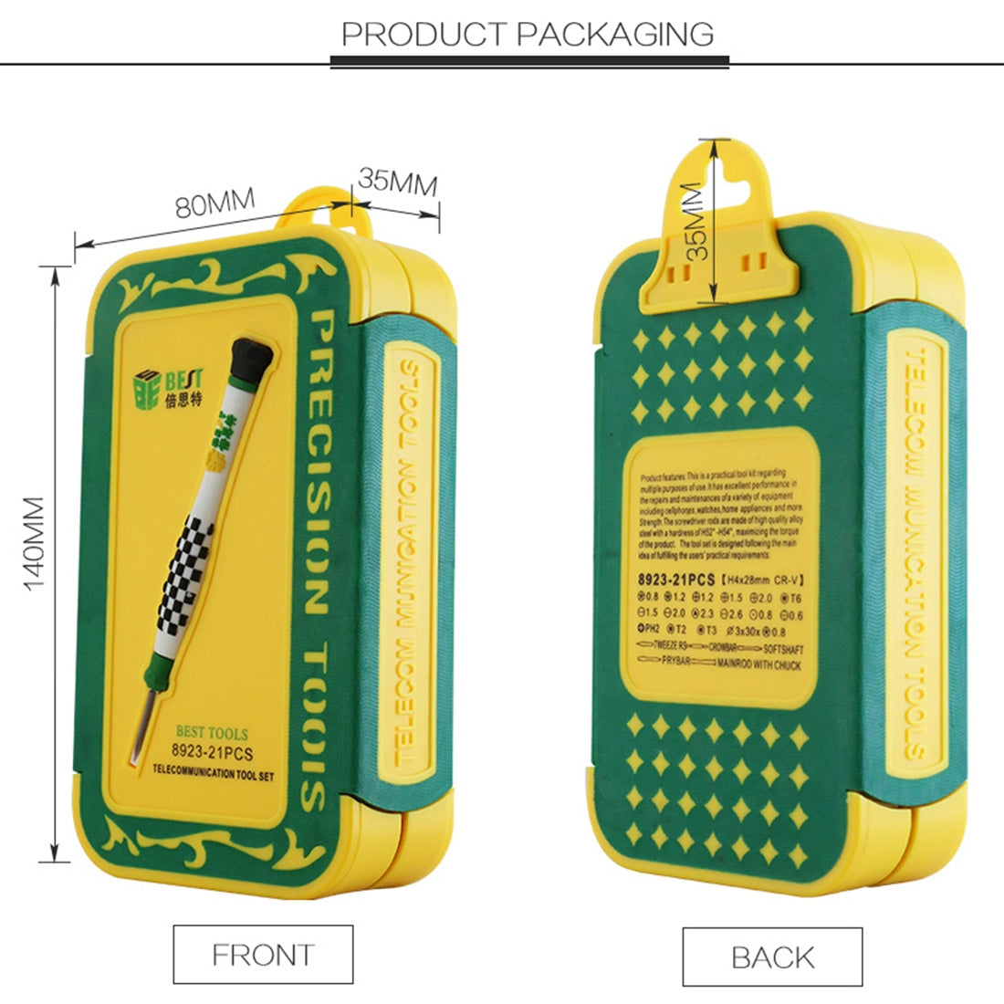 21 in 1 BST-8923 Screwdriver Cell Phone Repair Tool Kit