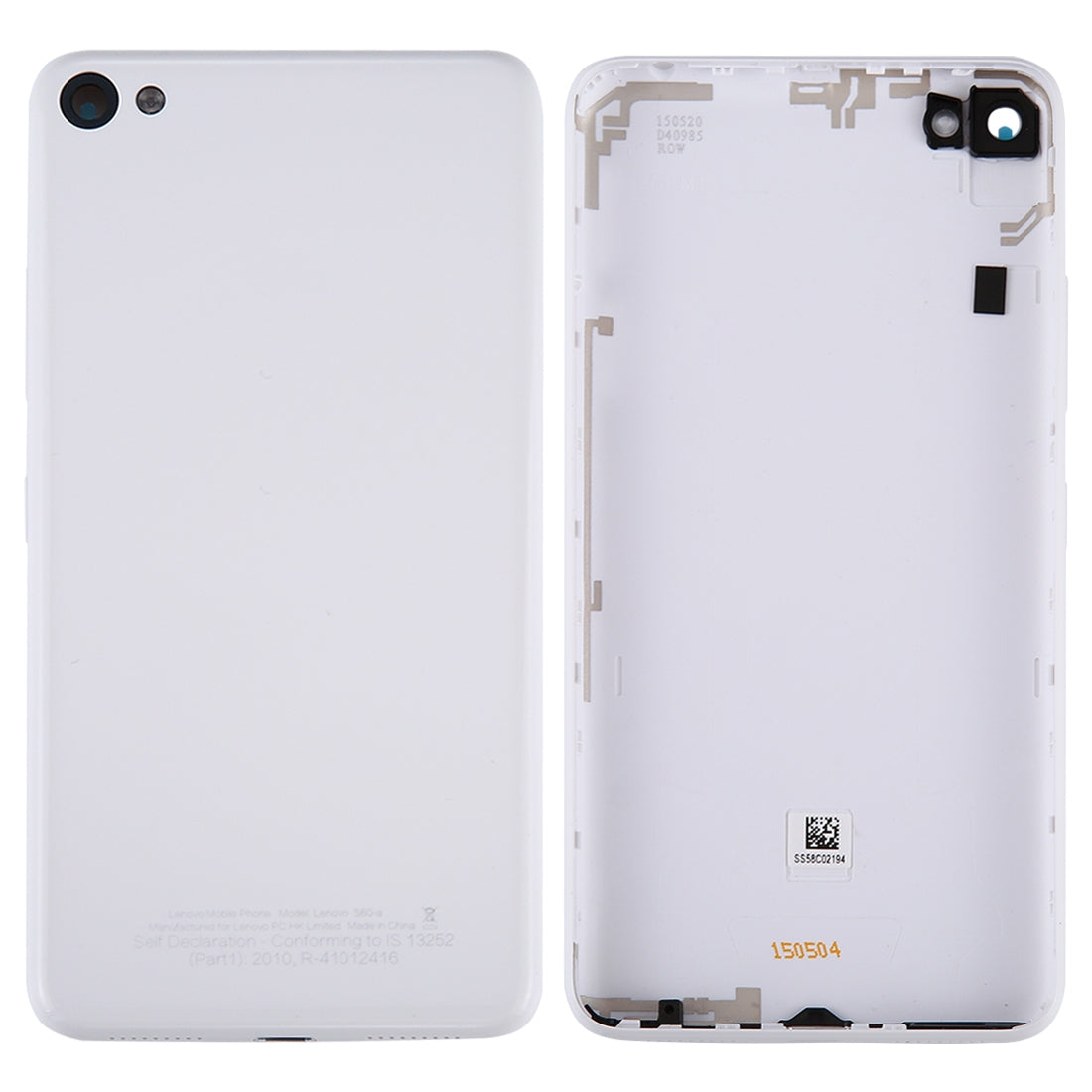 For Lenovo S60 Battery Back Cover White