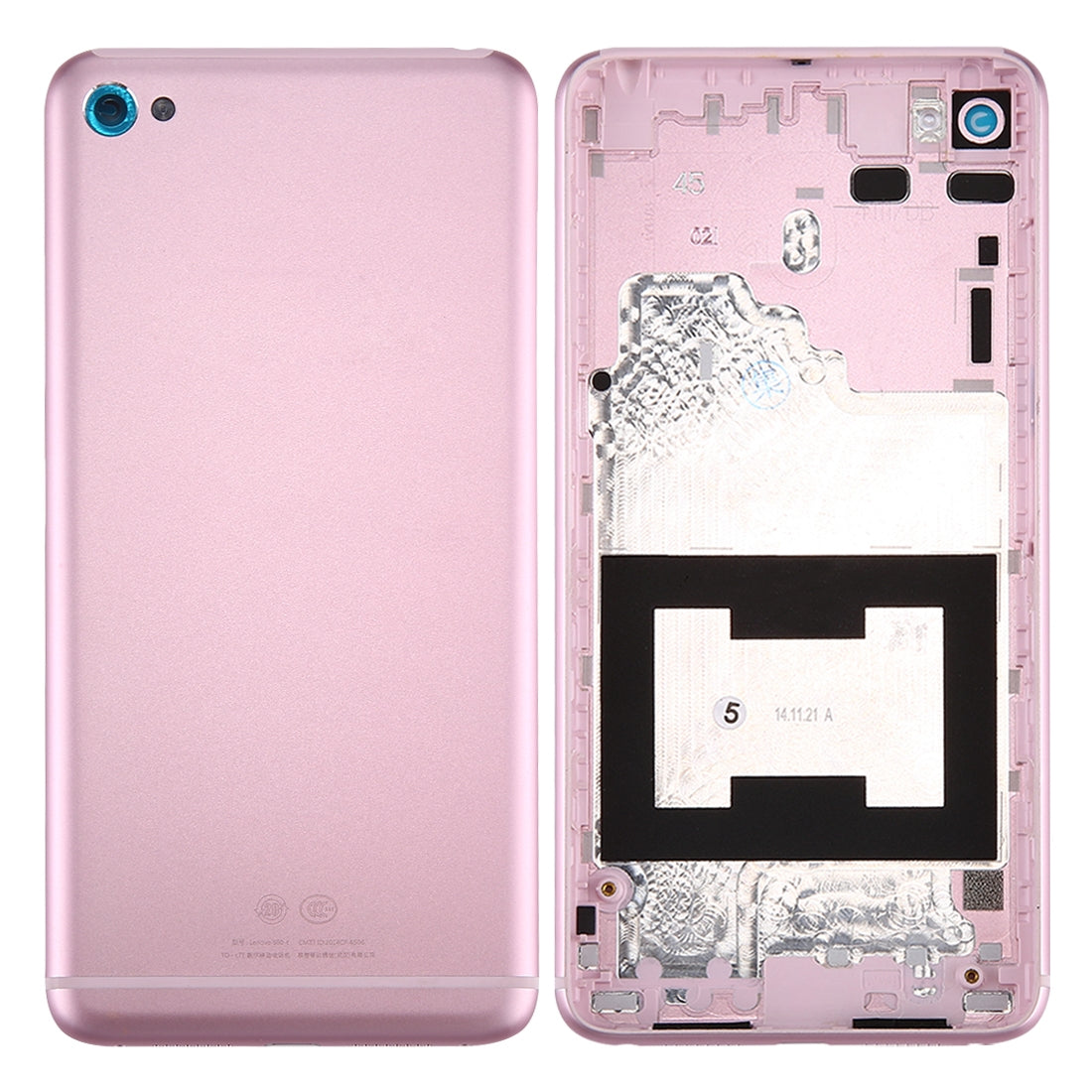 For Lenovo S90 Aluminum Alloy Battery Back Cover Pink