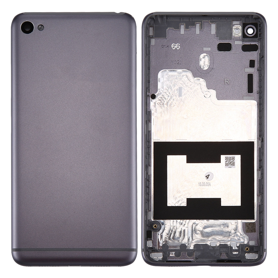 For Lenovo S90 Aluminum Alloy Battery Back Cover Grey