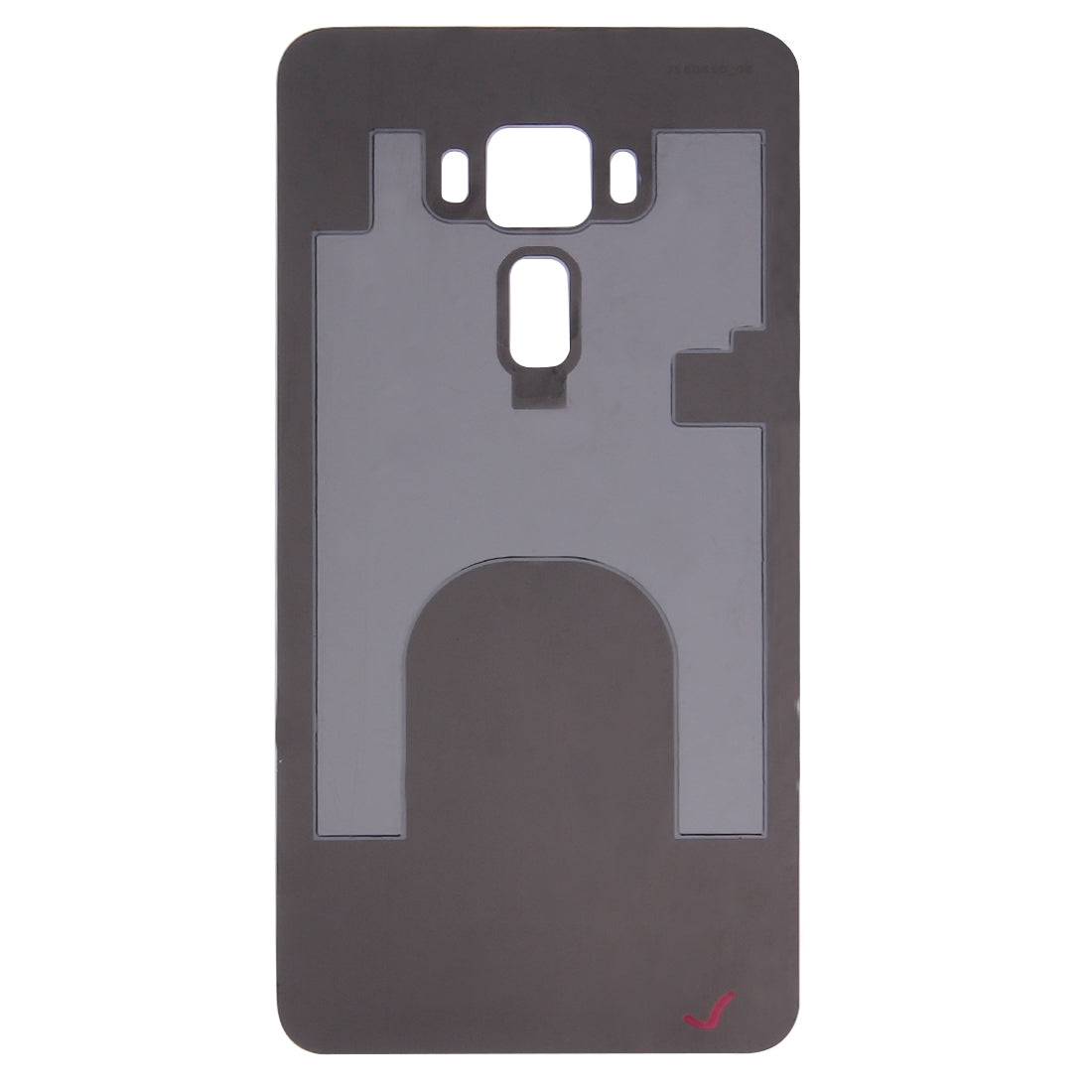 5.5 inch Glass Back Battery Cover for ASUS ZenFone 3 / ZE552KL Black