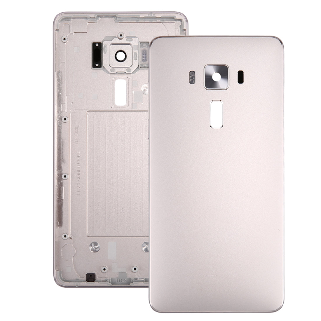 Aluminium Alloy Back Battery Cover for Asus Zenfone 3  / ZS570KL  Glacier Silver